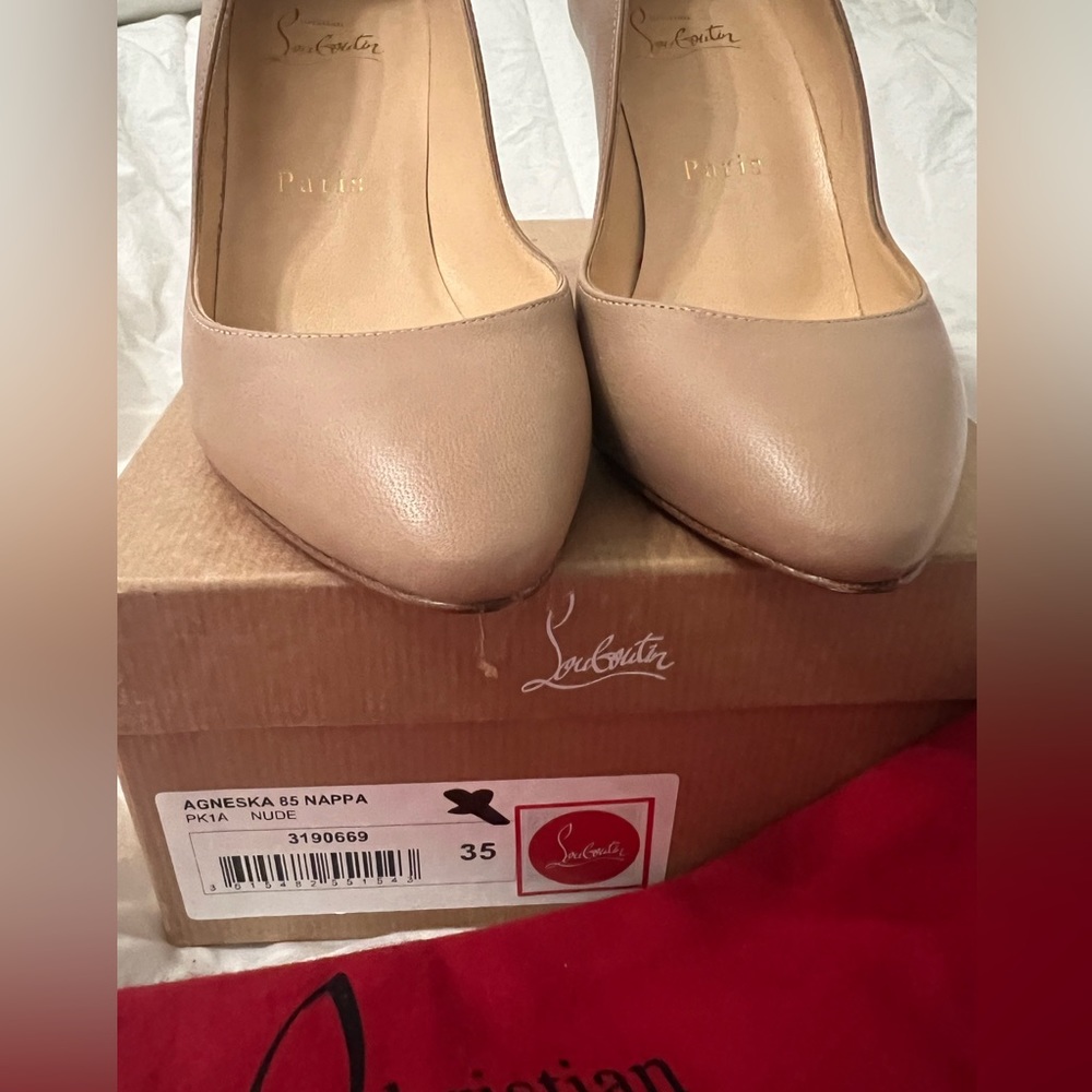 Christian Louboutin Agneska 85 Nappa Heels - Picture 5 of 8